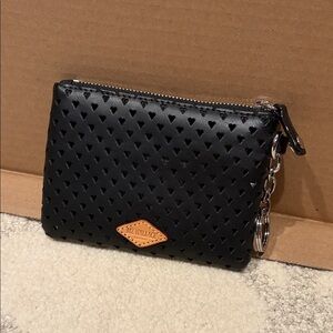 MZ Wallace Black Perforated Wristlet